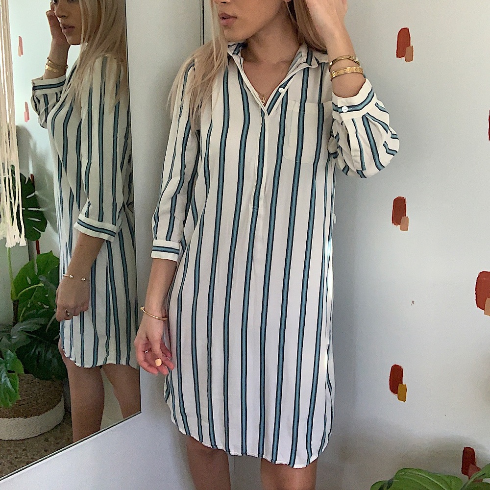 Loft Striped Dress - Picture 3 of 4